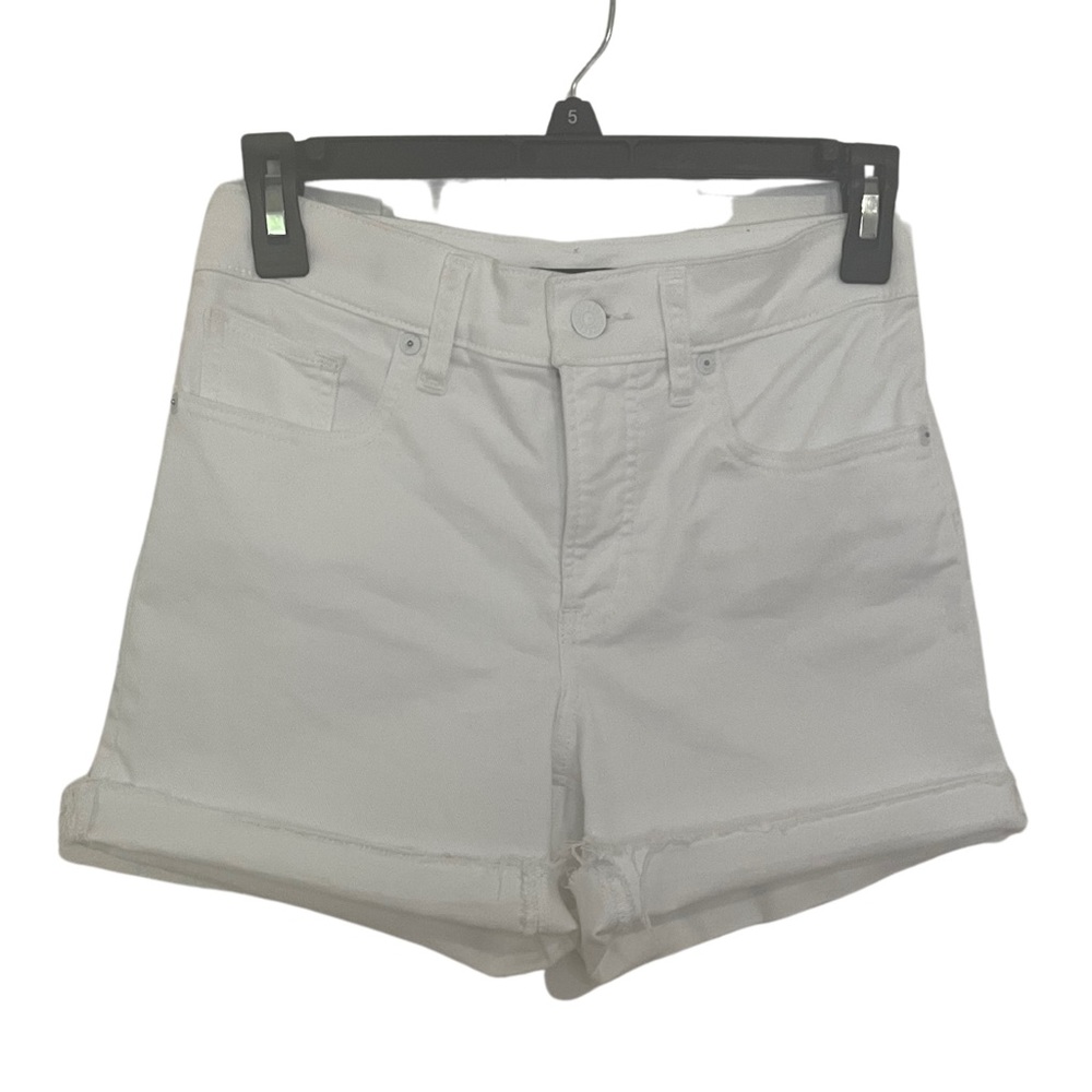 Express White Denim Shorts